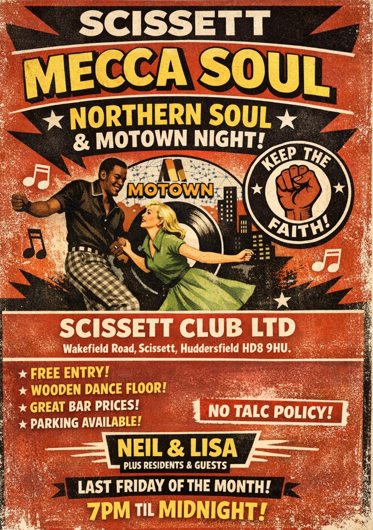 Scissett Mecca Soul Night